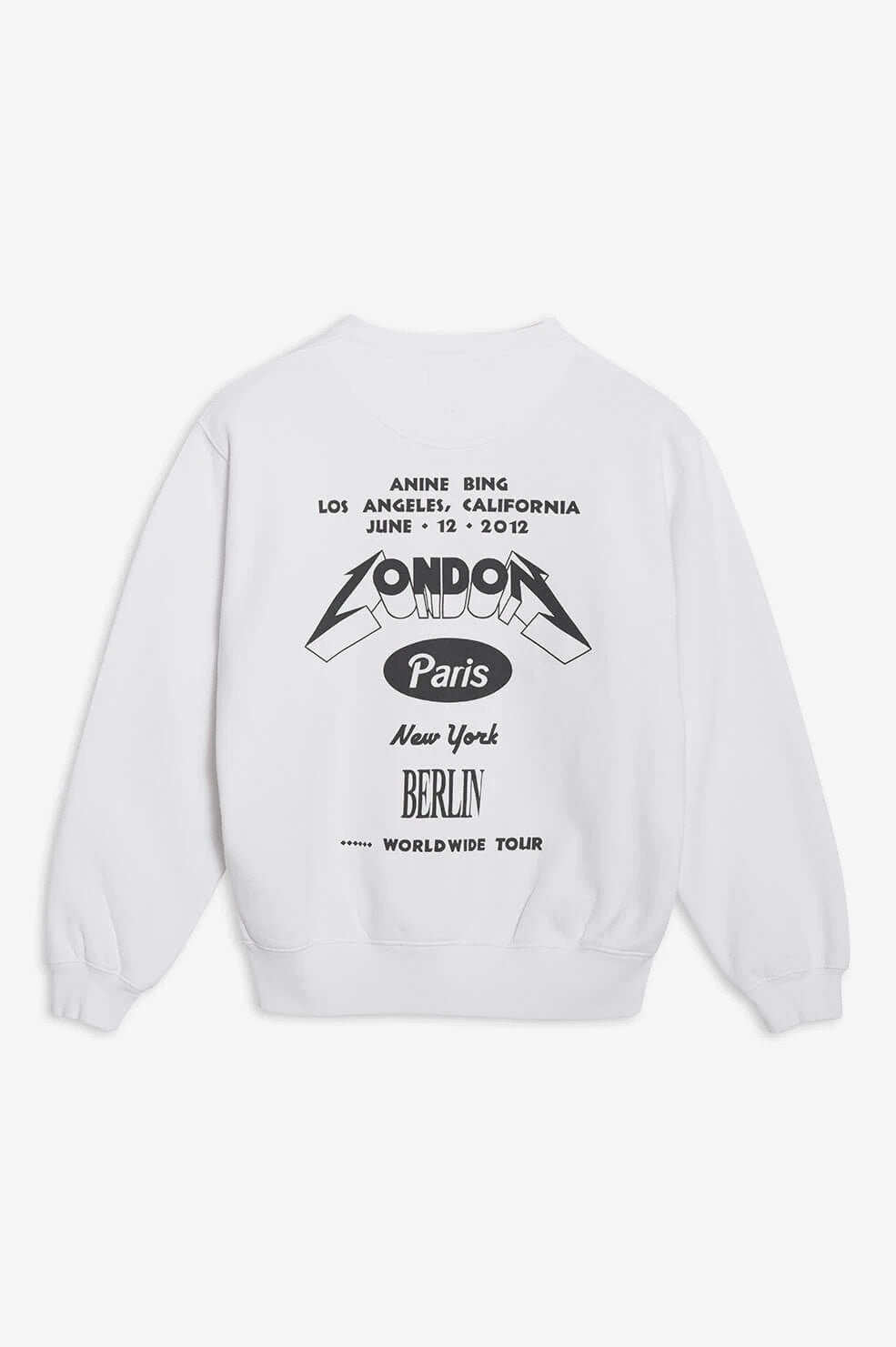 Anine Bing - Ramona Sweatshirt Tour in White
