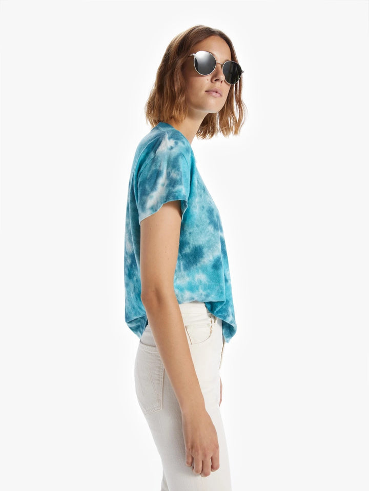 Mother - The High Sparrow Crewneck Tee in Keeping it Swirl