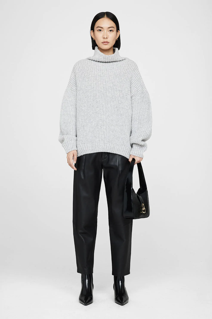 Anine Bing - Sydney Sweater in Light Heather Grey