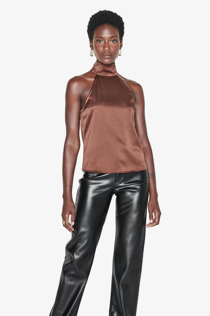 Anine Bing - Sylvia Top in Brown