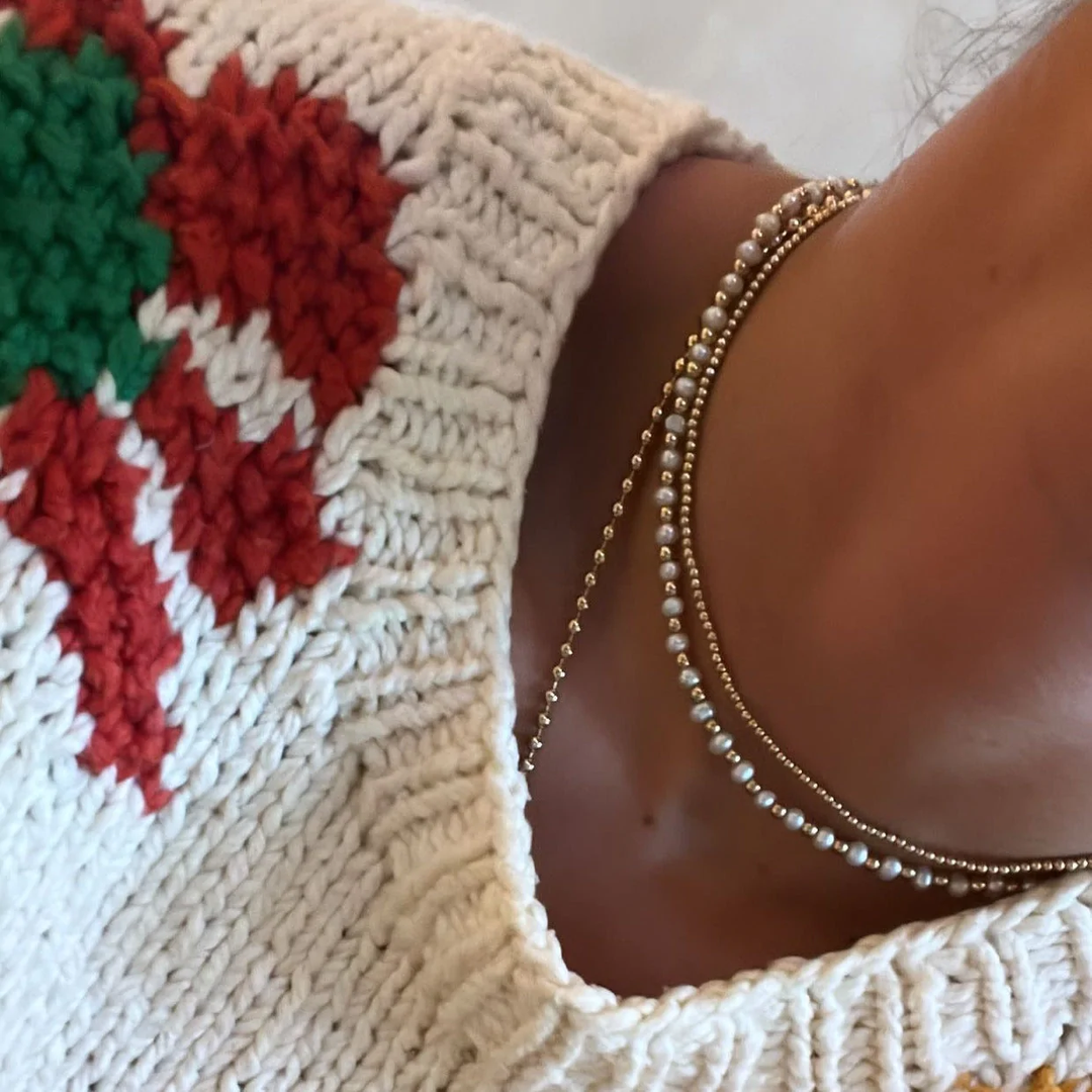 Alexa Leigh - Sylvie Necklace in Gold