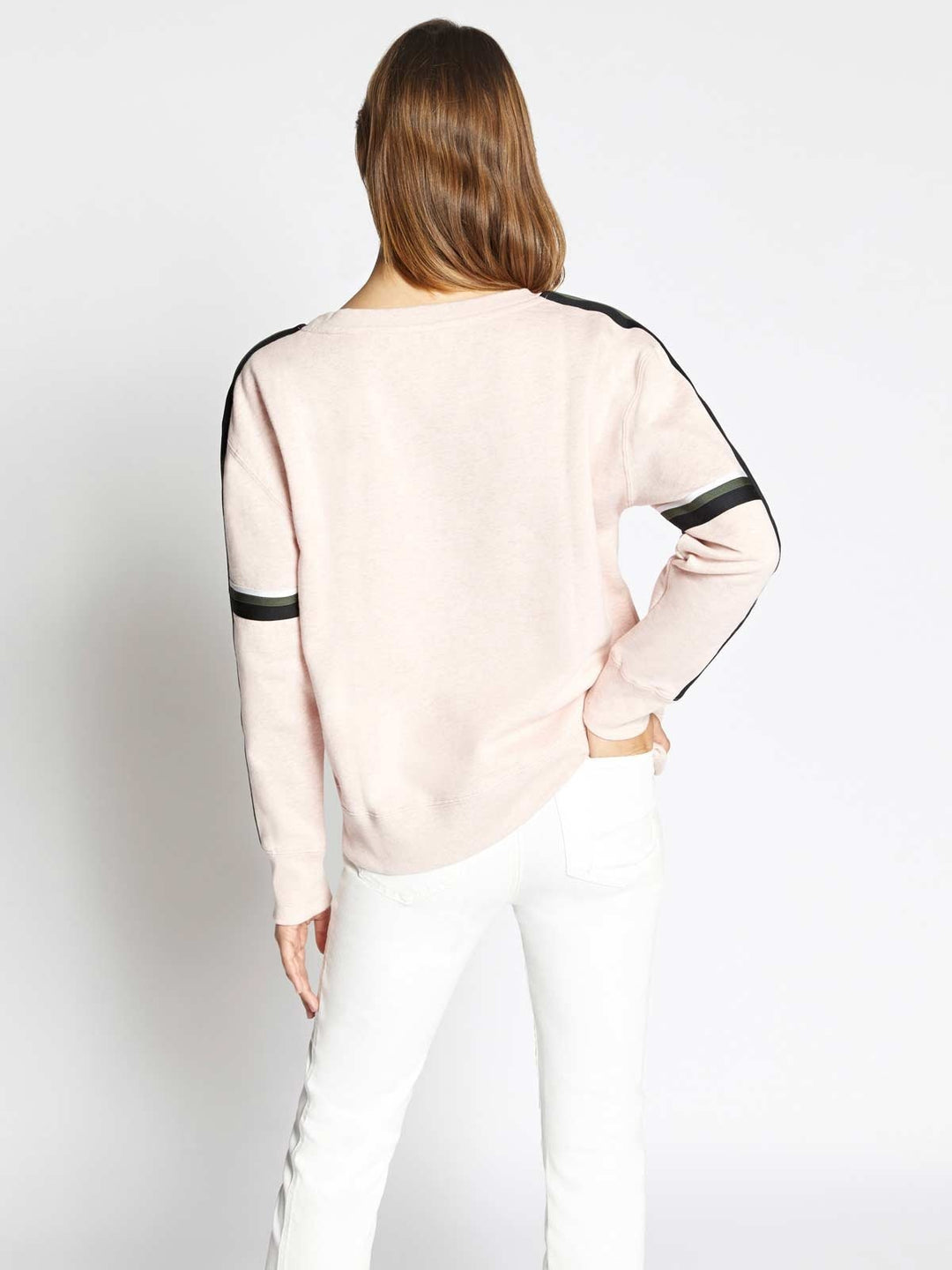 SANCTUARY - Backtrack Sport Stripe Fleece Sweatshirt