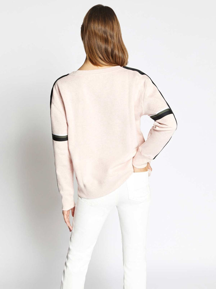 SANCTUARY - Backtrack Sport Stripe Fleece Sweatshirt