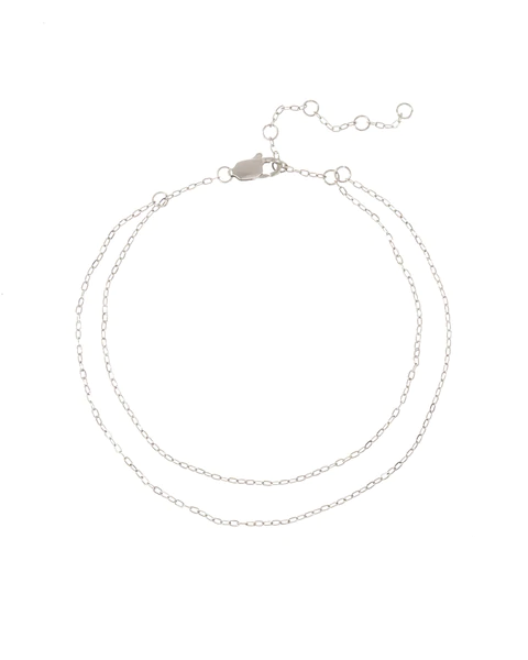 Luv AJ - Take Me to the Bungalows Anklet in Silver