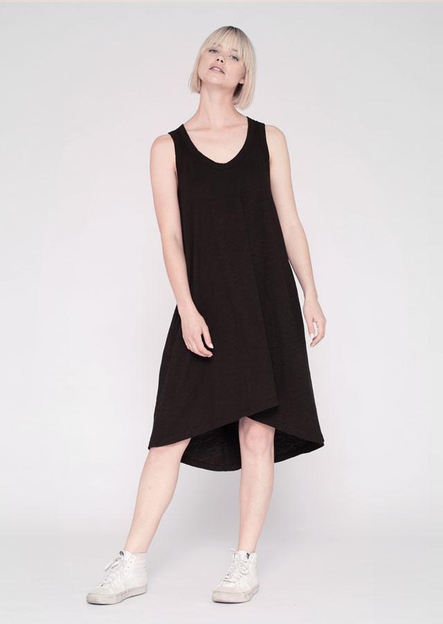 Wilt - Hi Lo Tank Dress in Black