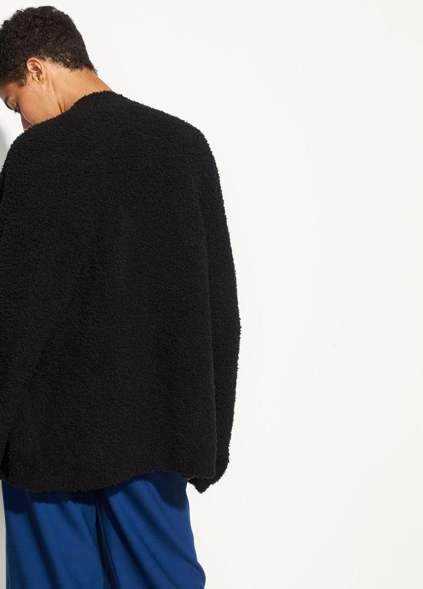 Vince - Teddy Drape Front Cardigan Black