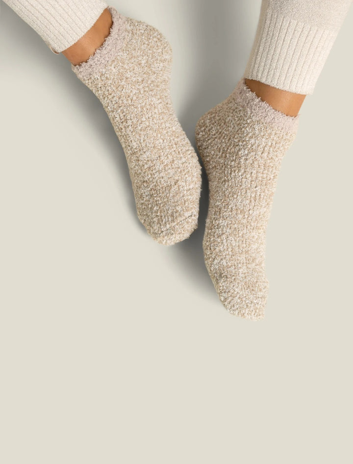 Barefoot Dreams - CozyChic 2 Pair Tennis Sock Set in Stone Multi