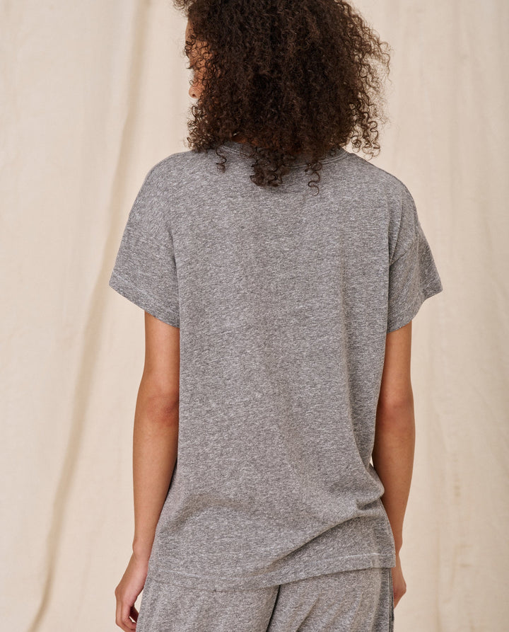 The Great - The Boxy Crew in Heather Grey