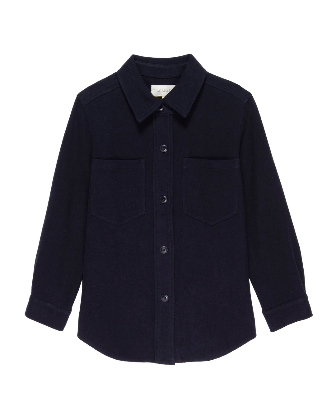The Great - The Craftsman Shirt Jacket In Navy default