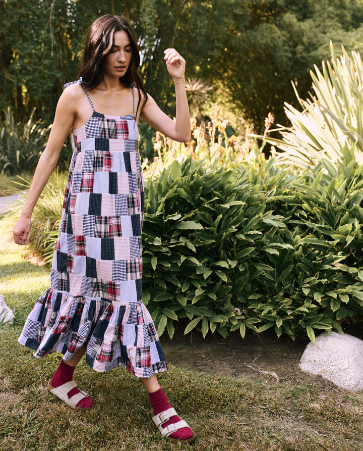 The Great - The Dainty Dress in Mixed Patchwork Dresses