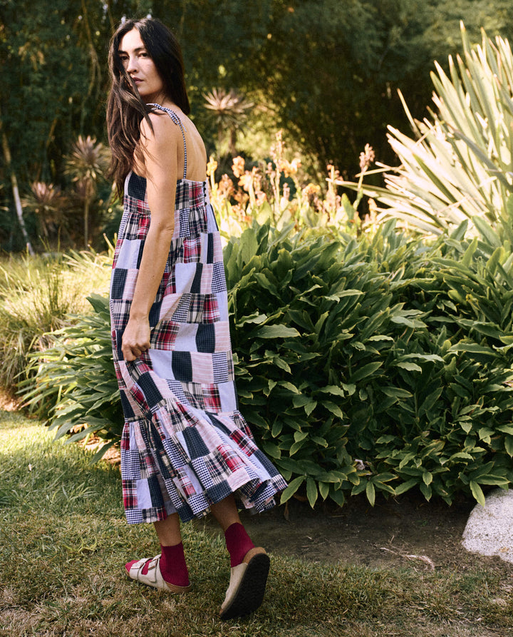 The Great - The Dainty Dress in Mixed Patchwork