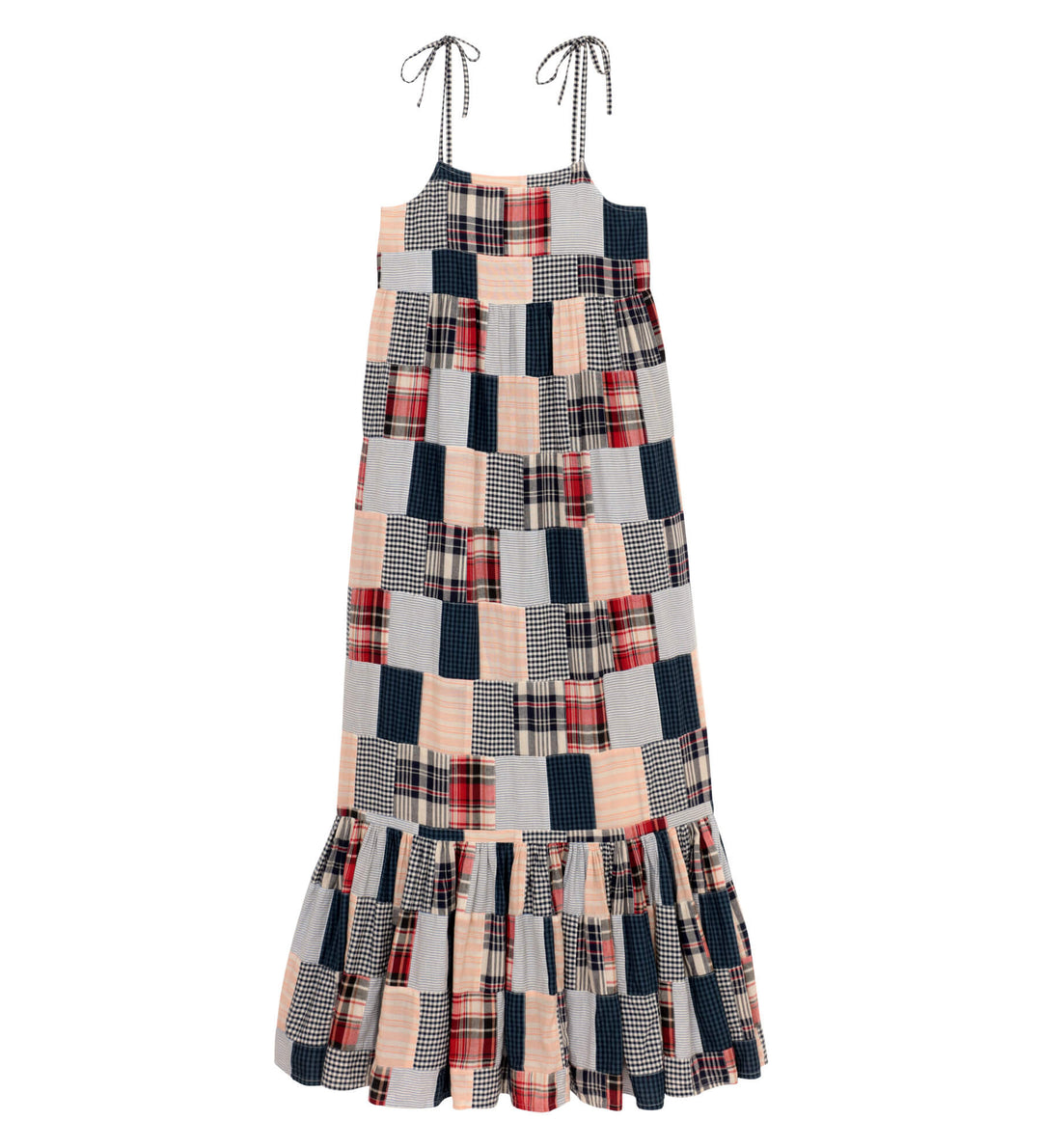 The Great - The Dainty Dress in Mixed Patchwork