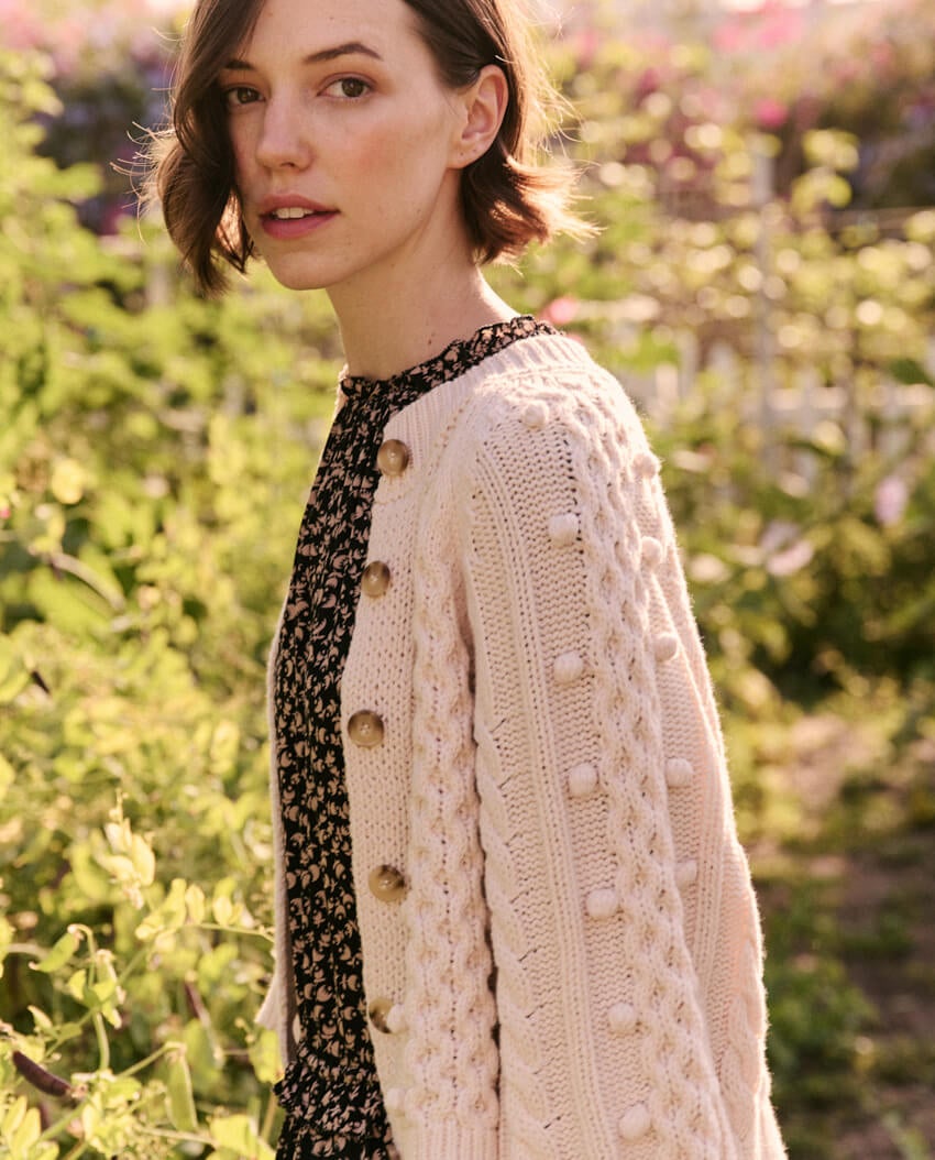 The Great - The Mountainside Cardigan in Cream Cardigans