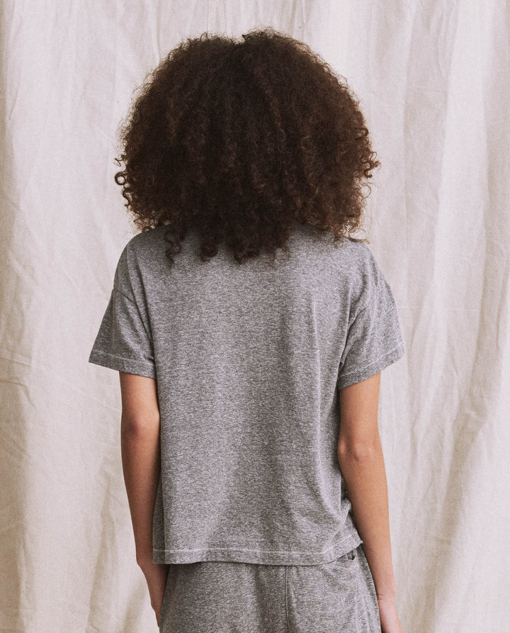 The Great - The Pocket Tee In Heather Grey