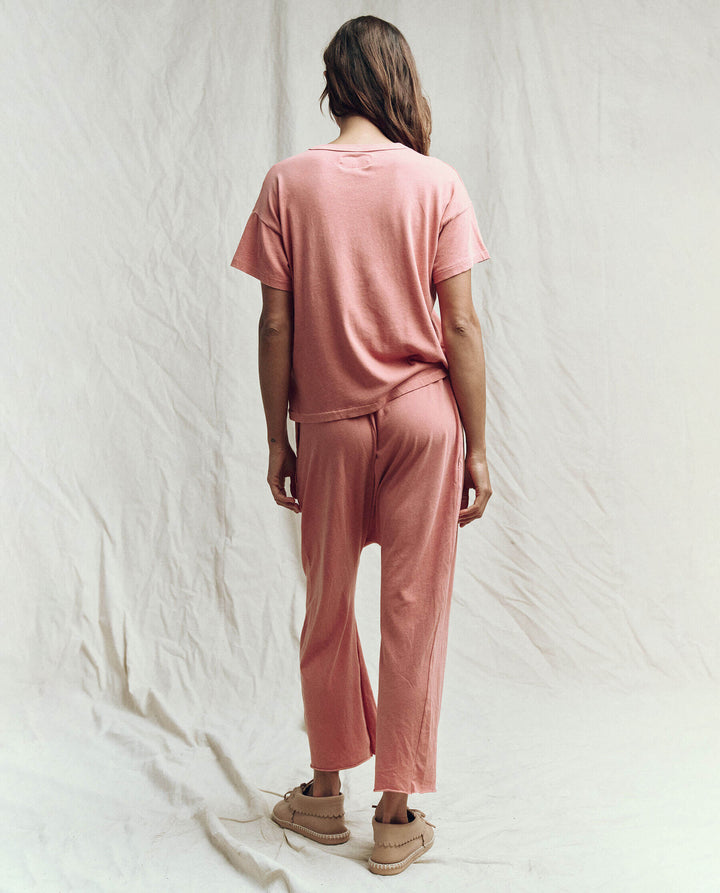 The Great - The Pocket Tee In Rose Short Sleeve Tees