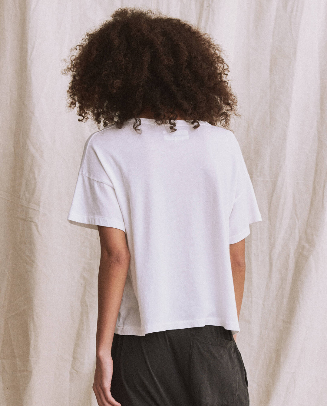 The Great - The Pocket Tee in True White Short Sleeve Tees