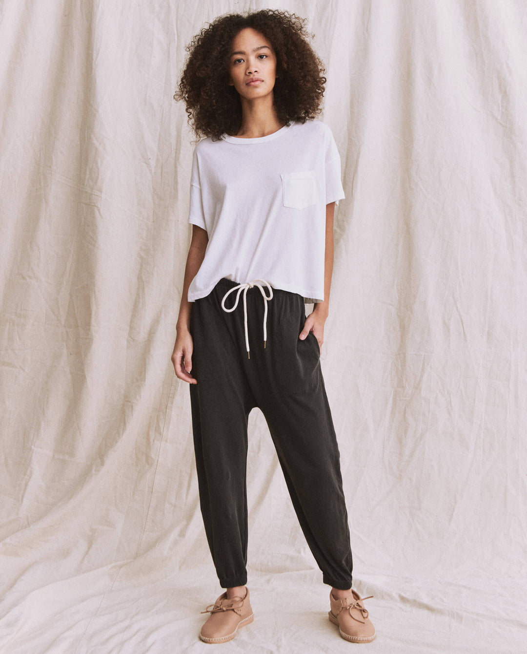 The Great - The Pocket Tee in True White Short Sleeve Tees
