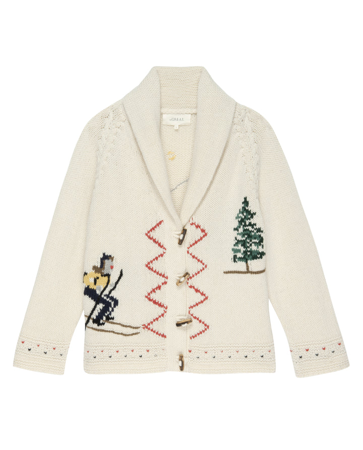 The Great - The Ski Lodge Cardigan In Cream default