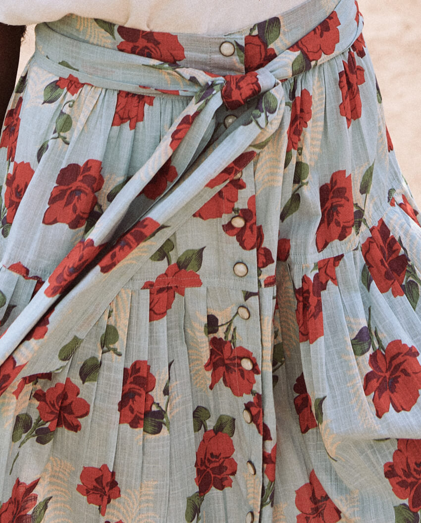 The Great - The Western Highland Skirt in Western Rose Print Skirts