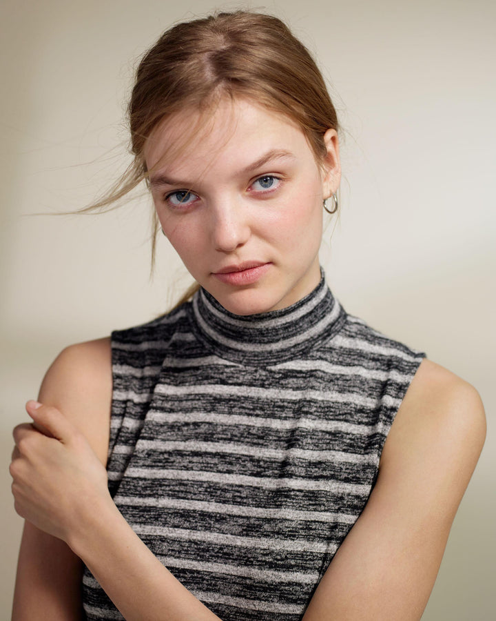 Rag & Bone - Thea Tank Heather Grey/Black