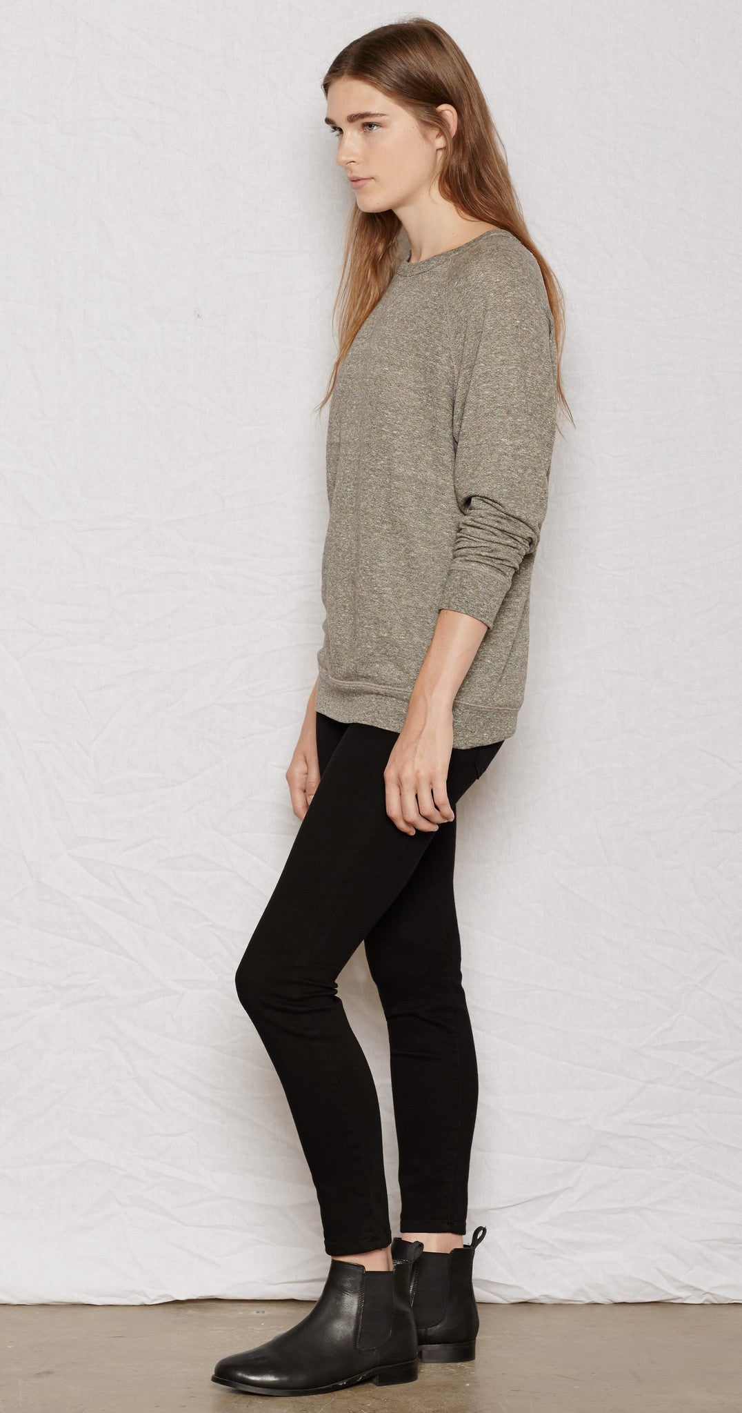 Current Elliot - The Oversized Sweatshirt Heather Grey