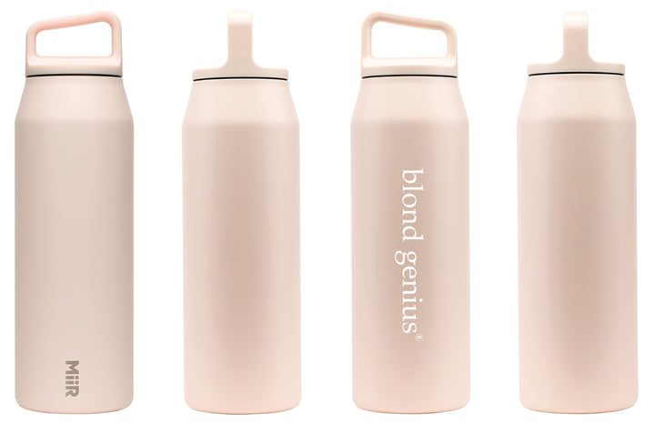 Blond Genius - Logo Water Bottle in Thousand Hills