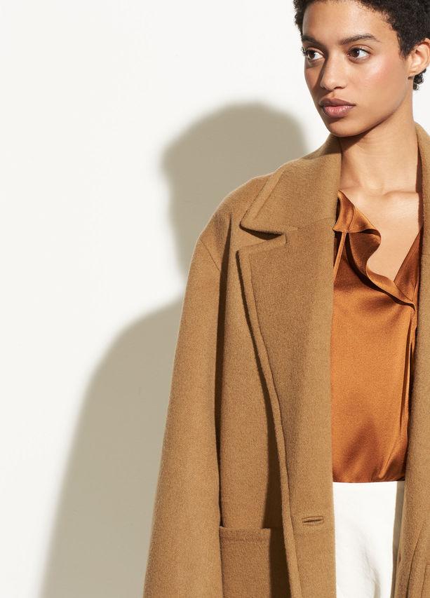 Vince - Tie Neck Popover Light Copper