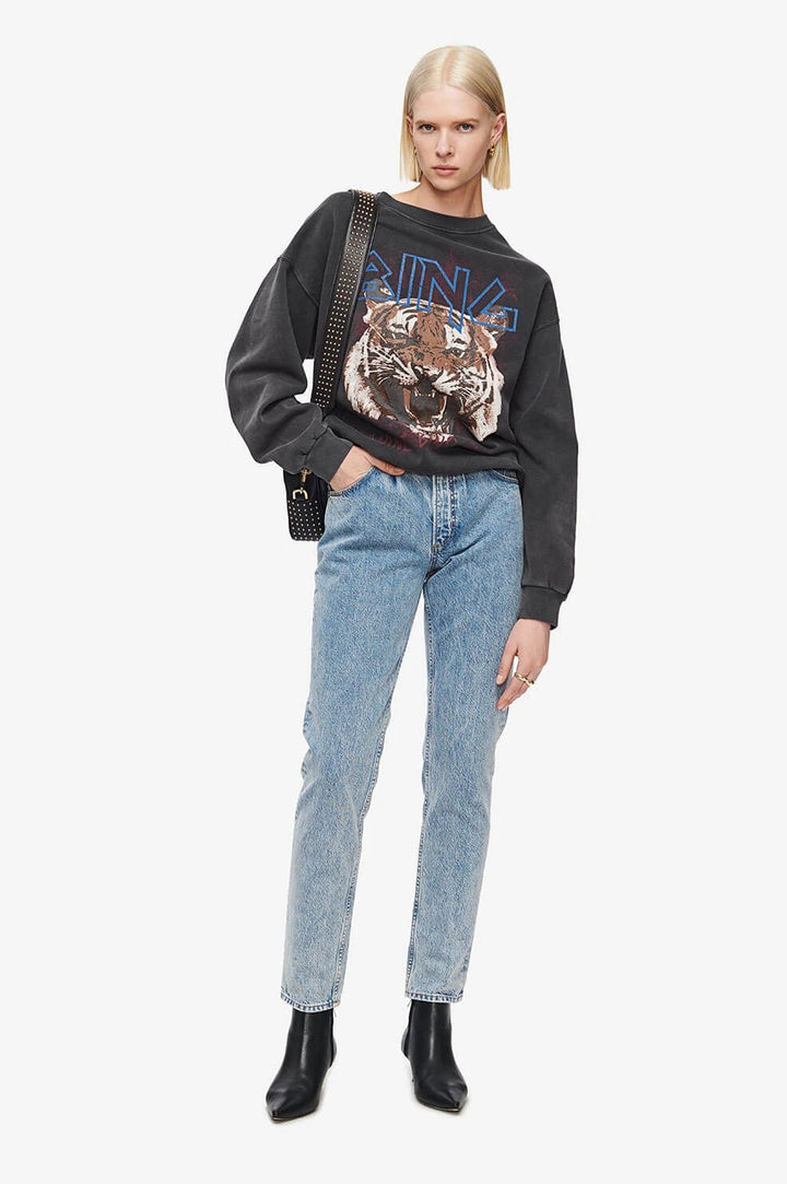 Anine Bing - Tiger Sweatshirt in Charcoal