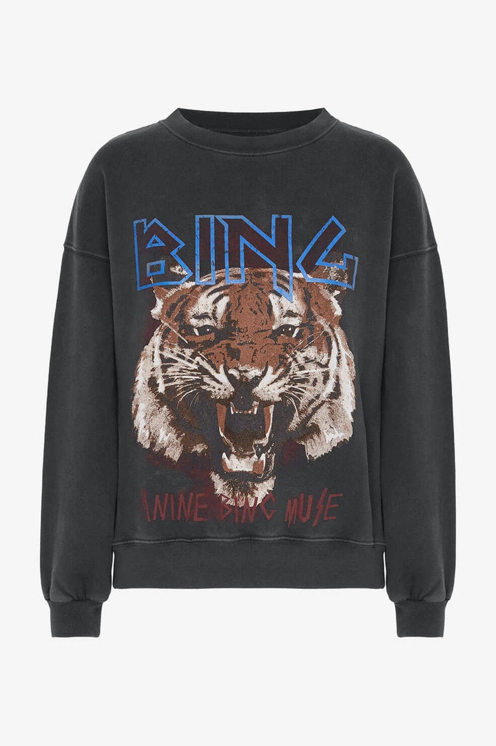 Anine Bing - Tiger Sweatshirt in Charcoal
