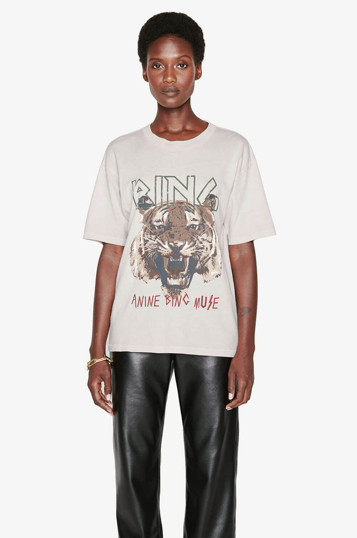 Anine Bing - Tiger Tee in Stone