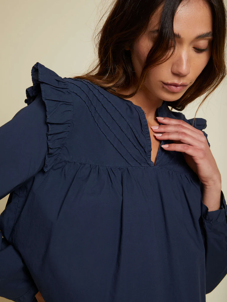 Nation LTD - Tilly A-Line Blouse in Night Horizon