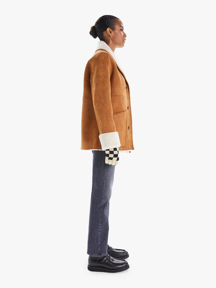 Mother - The Shawl Collar Timber Jacket in Pit Stop