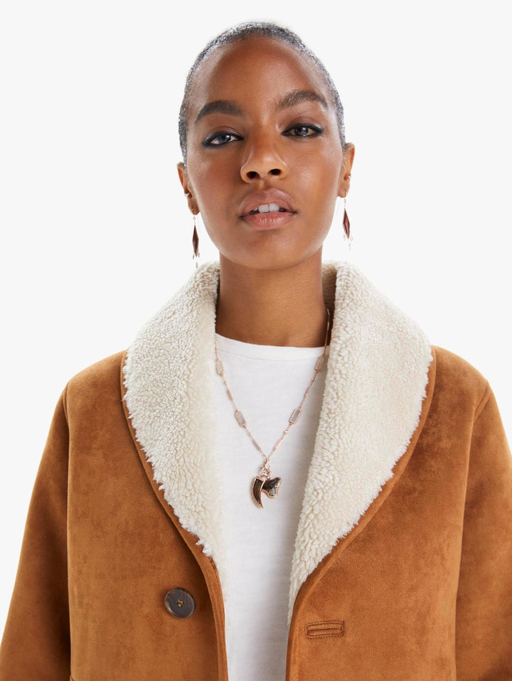 Mother - The Shawl Collar Timber Jacket in Pit Stop