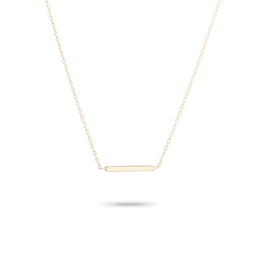 Adina Reyter - Tiny Bar Necklace in Y14K