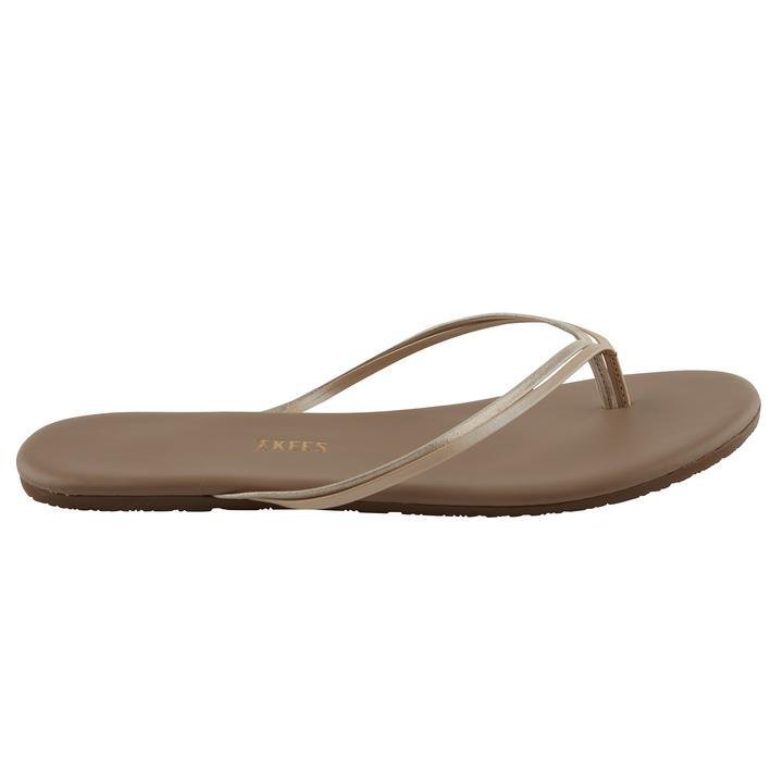 TKEES - Duos Sandal in Oyster Shell