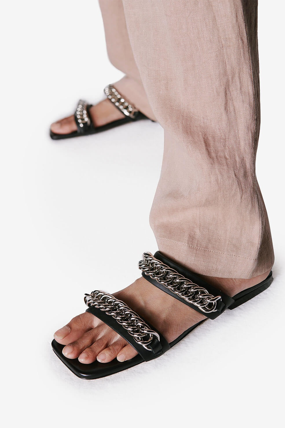 Anine Bing - Tony Sandals in Black