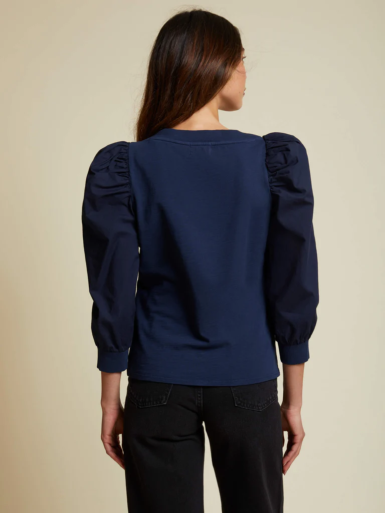Nation LTD - Tori Asymmetric Combo Top in Night Horizon