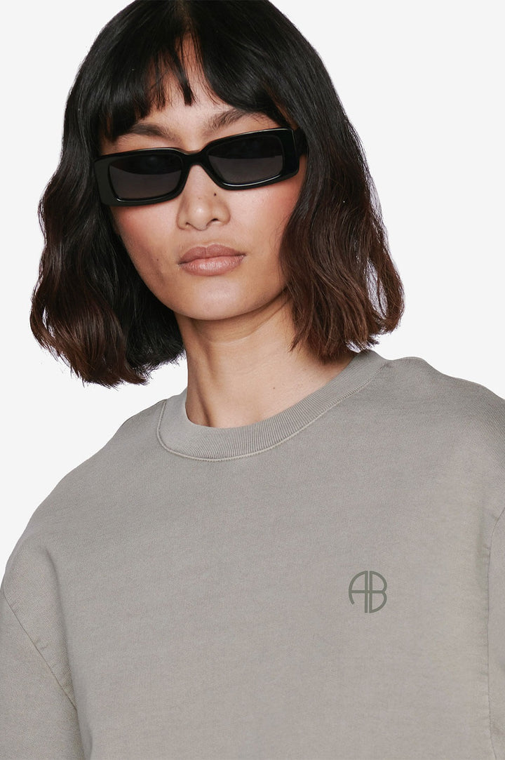 Anine Bing - Tori Sweatshirt in Green Khaki