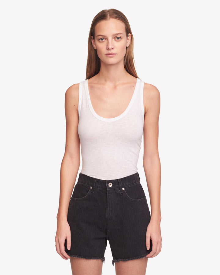 Rag & Bone - Torti Short in Stone Kuro