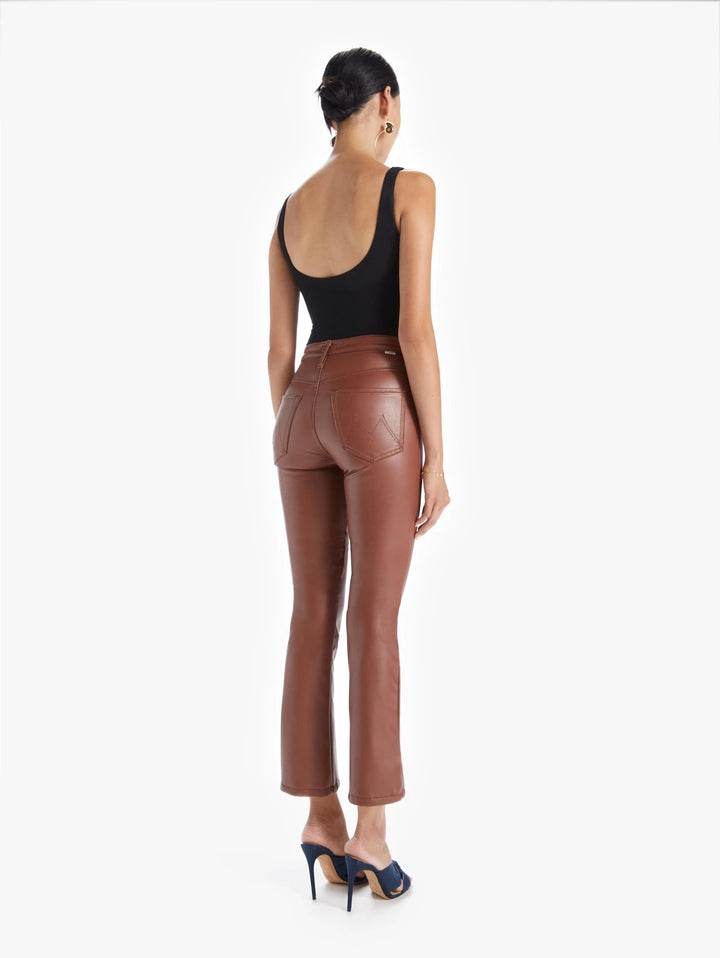 Mother Denim - The Insider Ankle Pant in Tortoise Shell Faux Show