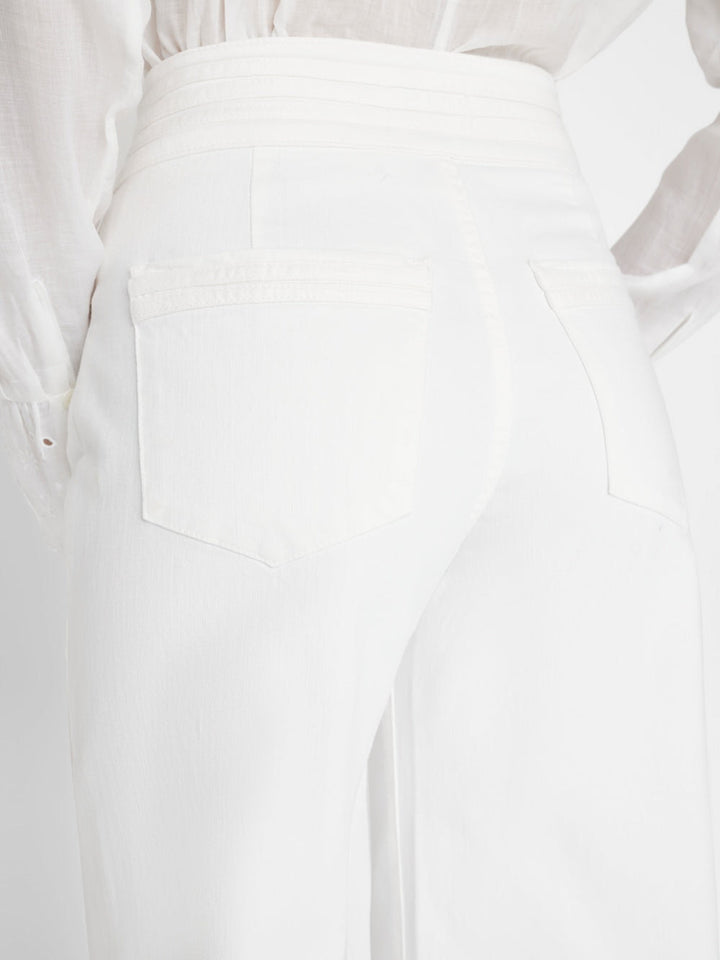 Frame - Triple Binding Wide Leg in Blanc