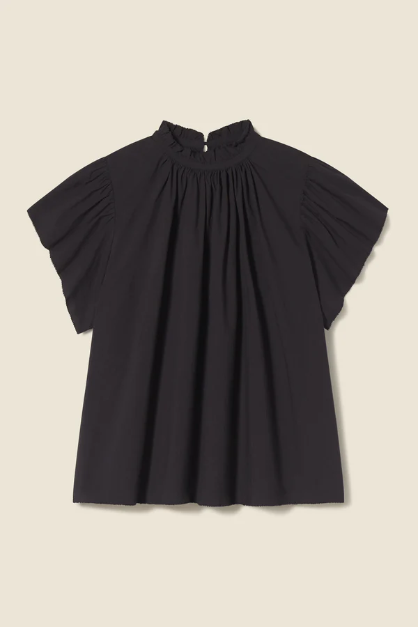 Trovata - Carla Highneck Shirt in Black