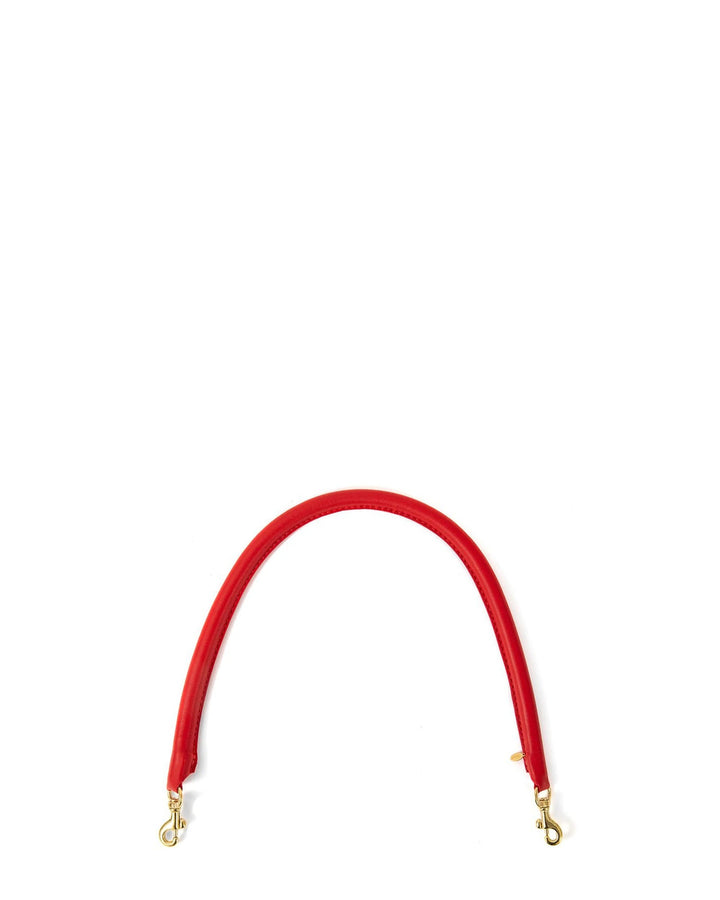Clare V. - Tubular Shoulder Strap in Red Italian Nappa