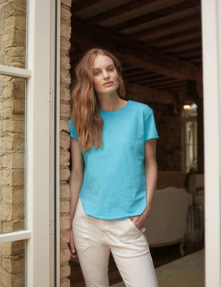 Frank & Eileen - Vintage Tee in Turquoise
