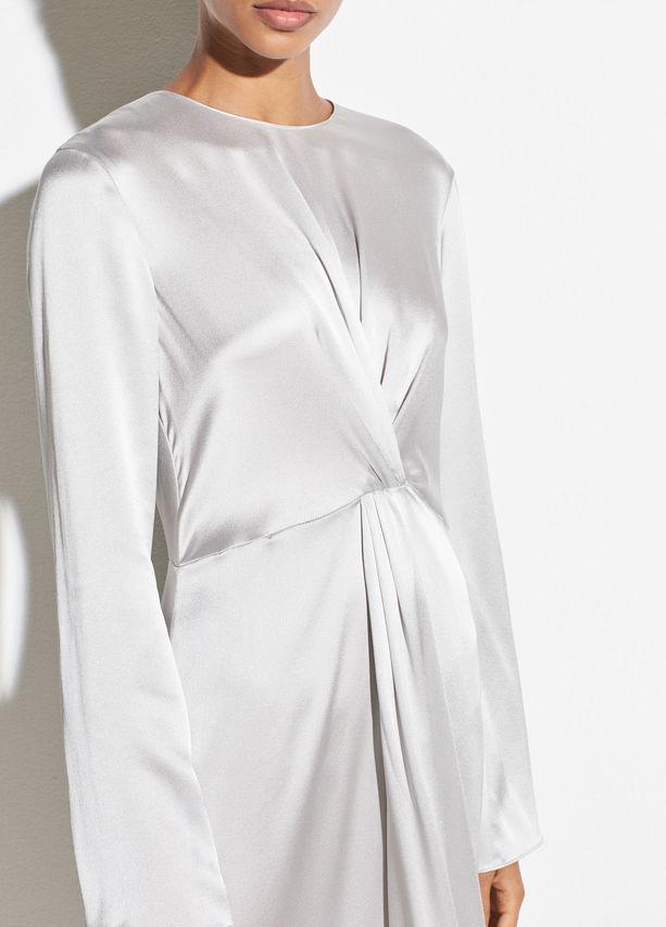 VINCE Twist Front Dress Celeste