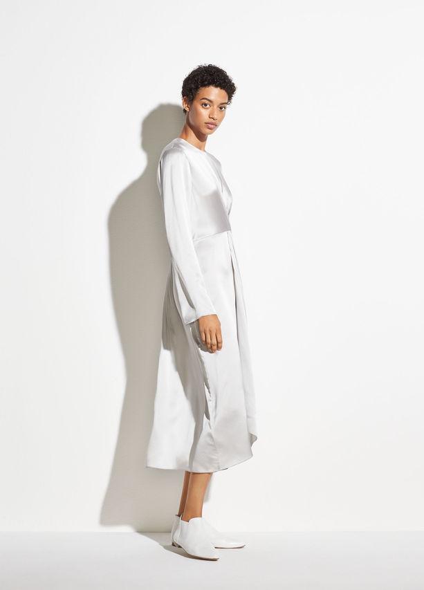 VINCE - Twist Front Dress Celeste