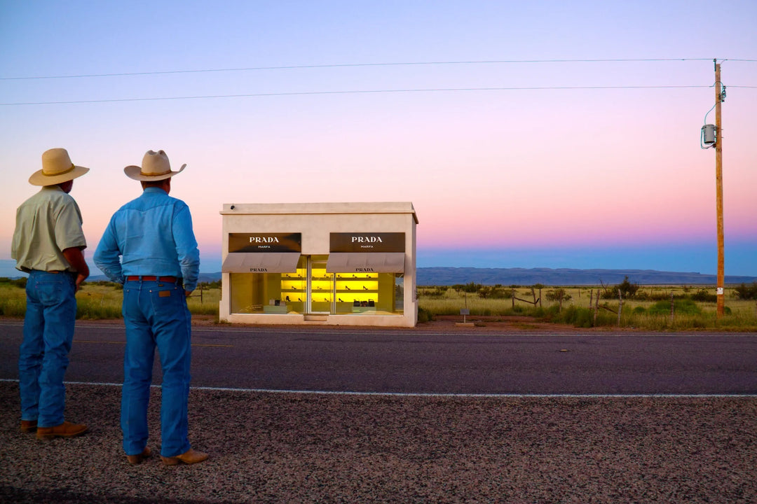 Gray Malin - Two Cowboys, Prada Marfa