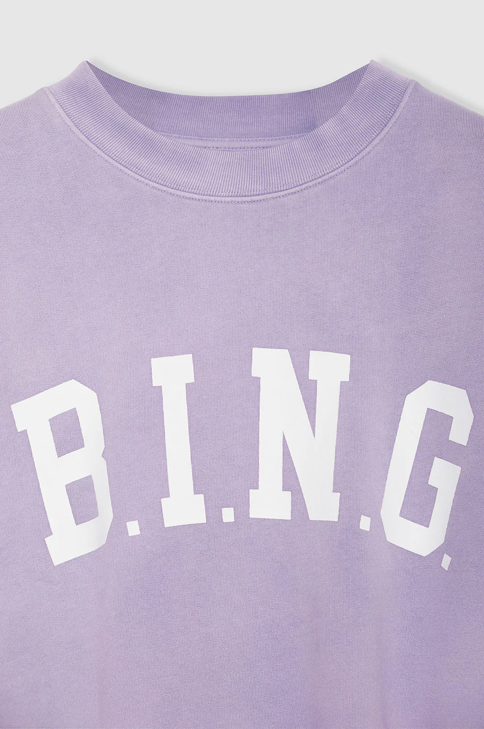 Anine Bing - Tyler Sweatshirt in Washed Lavender
