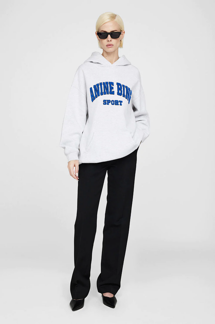 Anine Bing - Tyler Hoodie in Heather Grey
