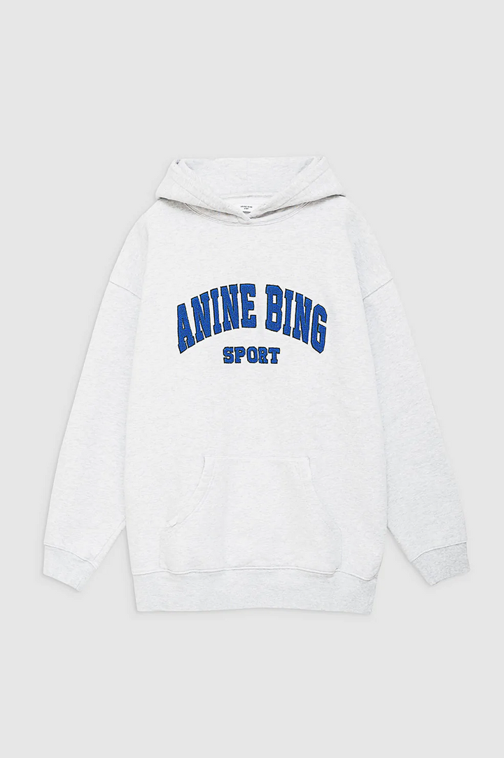 Anine Bing - Tyler Hoodie in Heather Grey